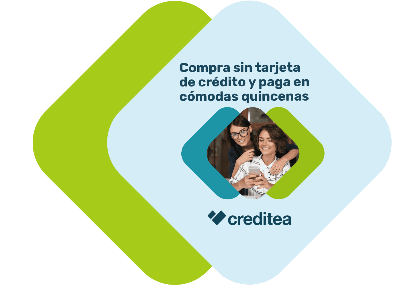 Material de marketing de Creditea