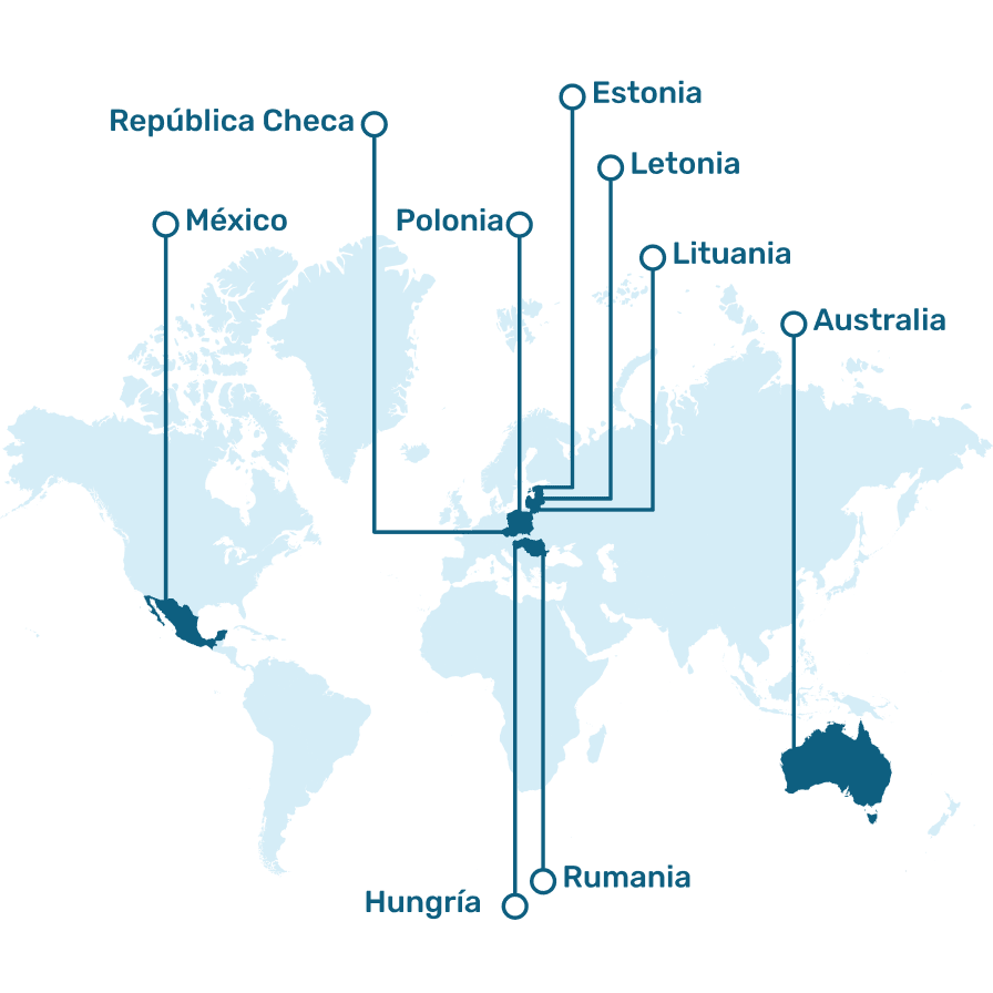 Países en los que actúa el IPF